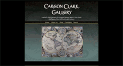 Desktop Screenshot of carsonclarkgallery.co.uk